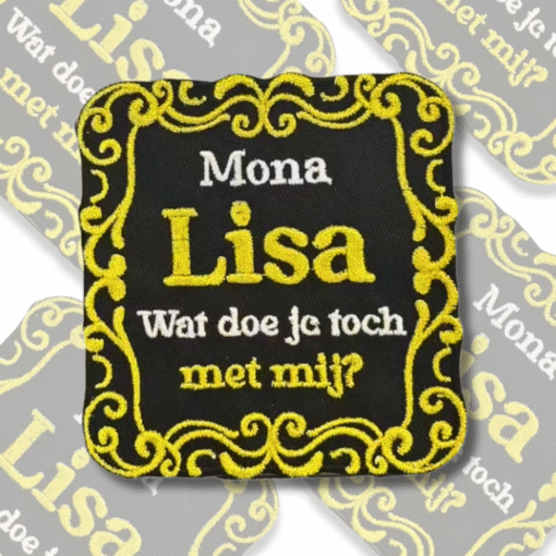 Mona Lisa Wat Doe Je Toch Met Mij Embleem