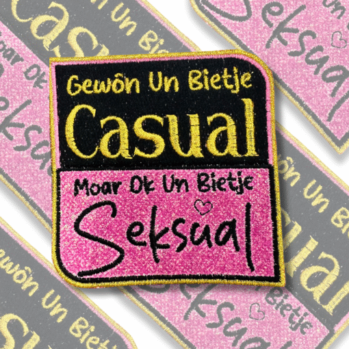 Gewôn Un Bietje Casual Moar Ok Un Bietje Seksual Embleem