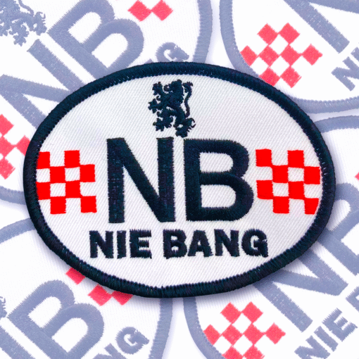 Noord Brabant - Nie Bang - Rood-Wit Embleem